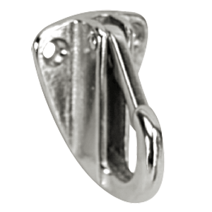 Whitecap Fender Hook – CP/Brass – 1-9/16″ x 1-3/16″