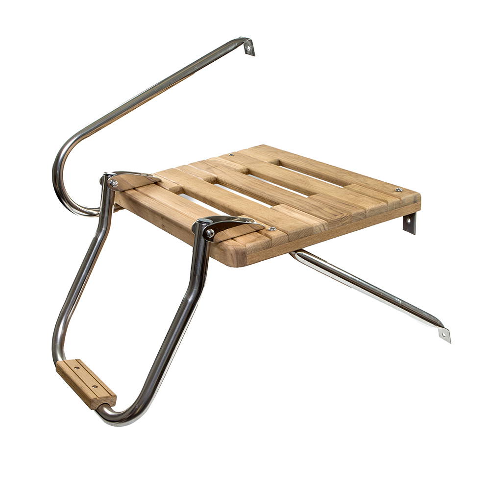 Whitecap Teak Swim Platform w/Ladder f/Outboard Motors Whitecap Teak Swim Platform w/Ladder f/Outboard Motors