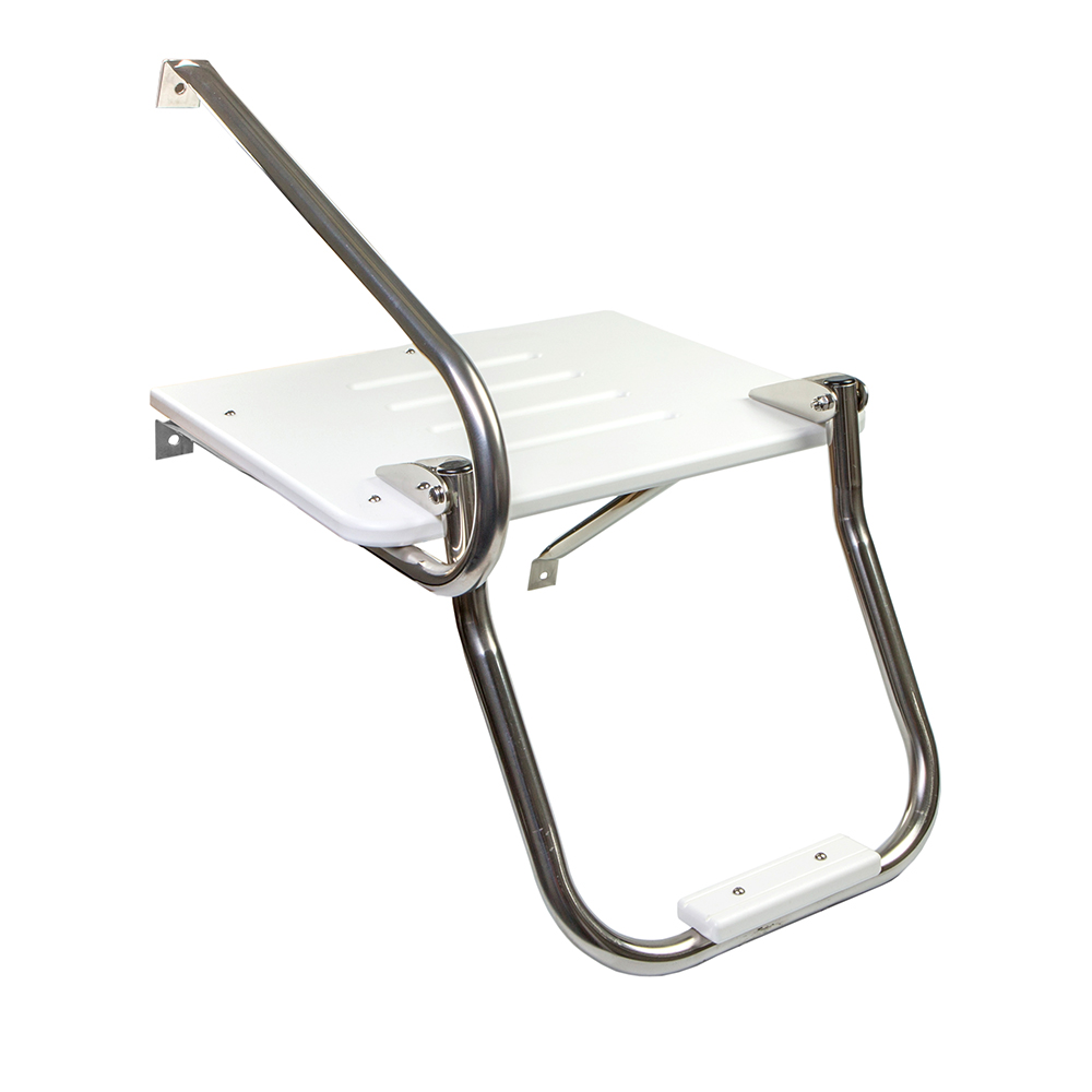 Whitecap White Poly Swim Platform w/Ladder f/Outboard Motors Whitecap White Poly Swim Platform w/Ladder f/Outboard Motors