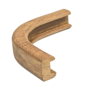 Whitecap Teak Track Outside Corner Molding – 1/2″