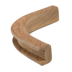 Whitecap Teak Track Inside Corner Molding – 1/2″