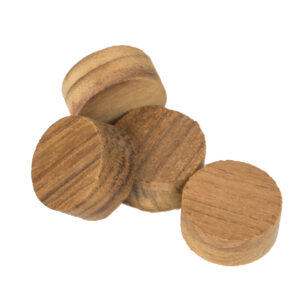 Whitecap Teak Plug – 1″ – 20 Pack