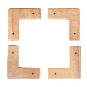 Whitecap Teak Cooler/Box Chocks – 4 Pack