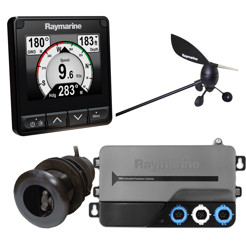 Raymarine i70s System Pack, Wind, Depth, Speed Raymarine i70s System Pack, Wind, Depth, Speed
