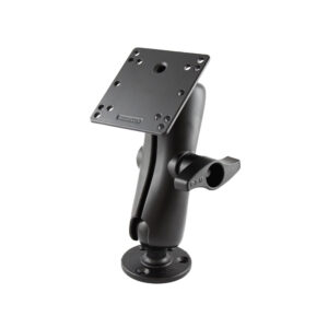 RAM Mount 4.75″ Square Base VESA 75mm & 100mm Hole Patterns w/Surface Mount – 2.25″ Rubber Ball “D” Size