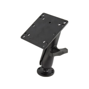RAM Mount 4.75″ Square Base VESA 75mm & 100mm Hole Patterns w/Surface Mount – 1.5″ Rubber Ball Size