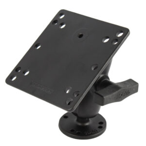 RAM Mount 4.75″ Square Base VESA Plate 75mm and 100mm Hole Patterns w/Short Arm Surface Mount