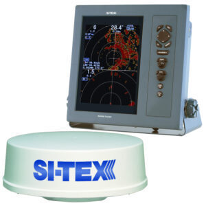 SI-TEX T-2041 Professional Dual Range Radar w/4kW 25″ Dome – 10.4″ Color TFT LCD Display