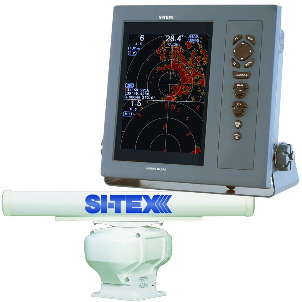 SI-TEX Professional Dual Range Radar w/6kW 4.5′ Open Array – 10.4″ Color TFT LCD Display SI-TEX Professional Dual Range Radar w/6kW 4.5′ Open Array – 10.4″ Color TFT LCD Display