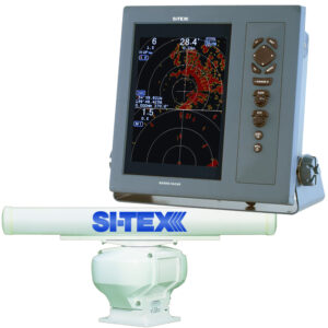 SI-TEX Professional Dual Range Radar w/12kW 6′ Open Array – 10.4″ Color TFT LCD Display