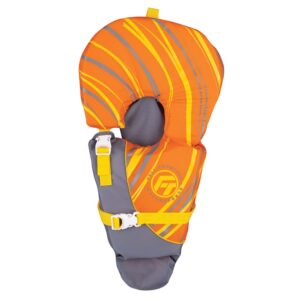 Full Throttle Baby-Safe Vest – Infant to 30lbs – Orange/Grey