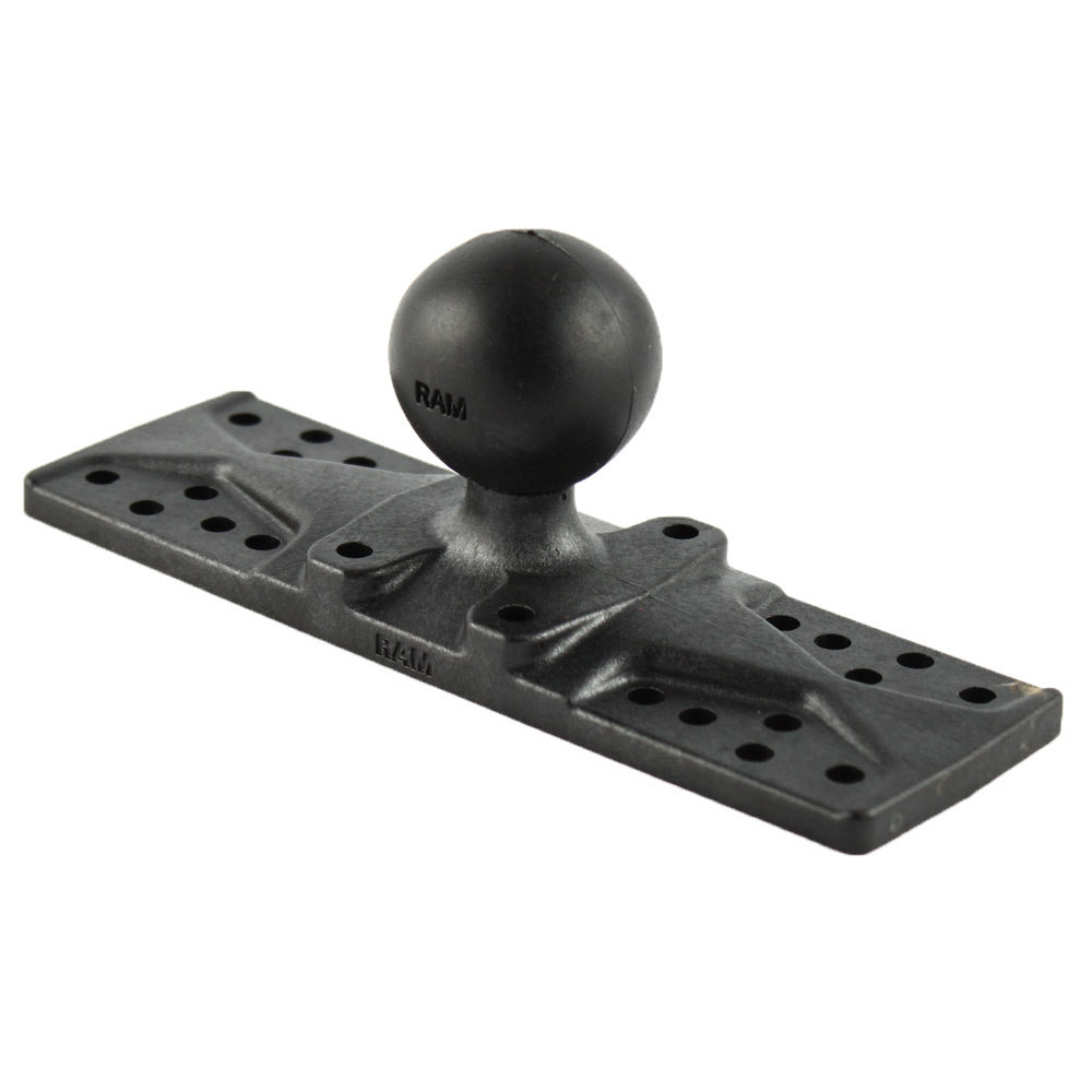 RAM Mount 6.25″ x 2″ Composite Base Plate w/1.5″ Ball RAM Mount 6.25″ x 2″ Composite Base Plate w/1.5″ Ball