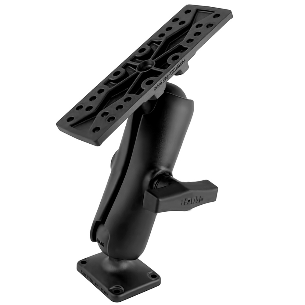 RAM Mount Composite Surface Mount w/6.25″ x 2″ Top Plate RAM Mount Composite Surface Mount w/6.25″ x 2″ Top Plate