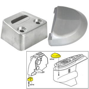 Tecnoseal Anode Kit w/Hardware – Volvo SX – Aluminum