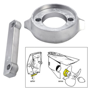 Tecnoseal Anode Kit w/Hardware – Volvo 280 – Zinc