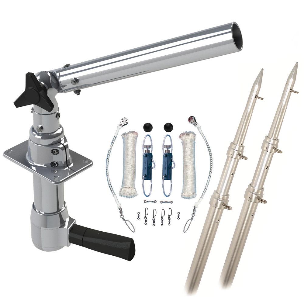 Rupp Revolution Top Gun Package w/15′ Telescoping Poles & Complete Single Line Rigging Kit w/Klickers Release Clips Rupp Revolution Top Gun Package w/15′ Telescoping Poles & Complete Single Line Rigging Kit w/Klickers Release Clips