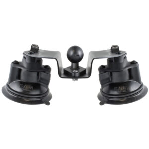RAM Mount Dual Articulating Suction Cup Base w/1″ Ball Base