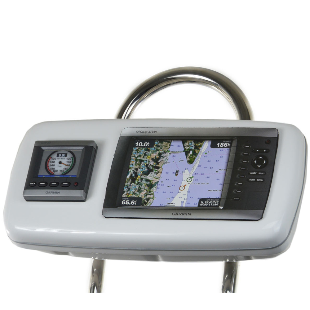 NavPod GP1040-02 SystemPod Pre-Cut f/Garmin 4008/4208 & 1 Instrument f/9.5″ Wide Guard NavPod GP1040-02 SystemPod Pre-Cut f/Garmin 4008/4208 & 1 Instrument f/9.5″ Wide Guard