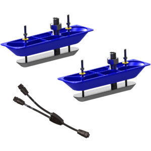 Navico StructureScanHD Sonar Stainless Steel Thru-Hull Transducer (Pair) w/Y-Cable