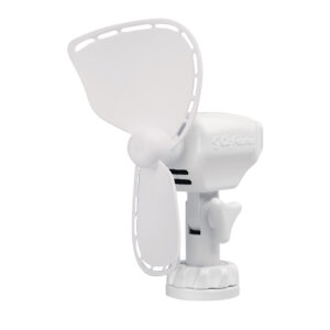 SEEKR by Caframo Ultimate 757 12V 2-Speed 7″ Fan – Direct Wire – White