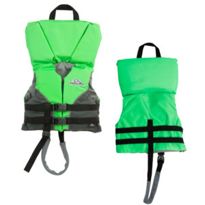 Stearns Infant Heads-Up&reg; Nylon Vest Life Jacket – Up to 30lbs – Green
