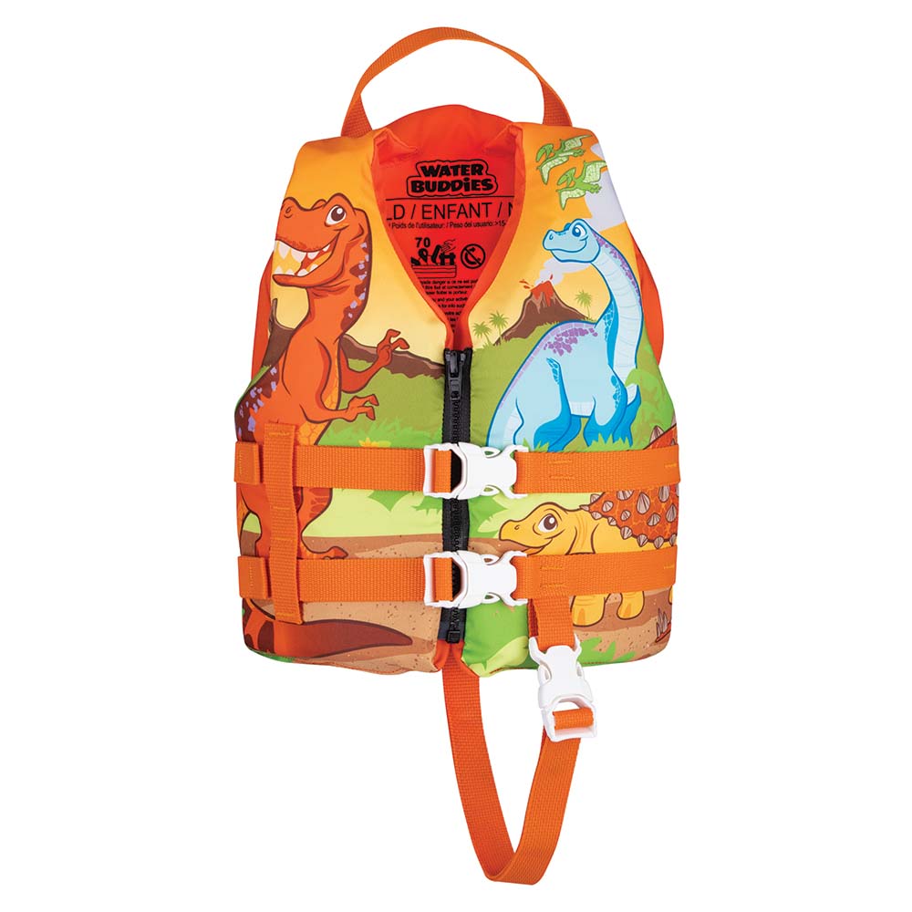 Full Throttle Water Buddies Life Vest – Child 30-50lbs – Dinosaurs Full Throttle Water Buddies Life Vest – Child 30-50lbs – Dinosaurs