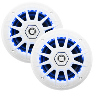 Boss Audio 6.5″ MRGB65 Speakers w/RGB Lighting – White – 200W