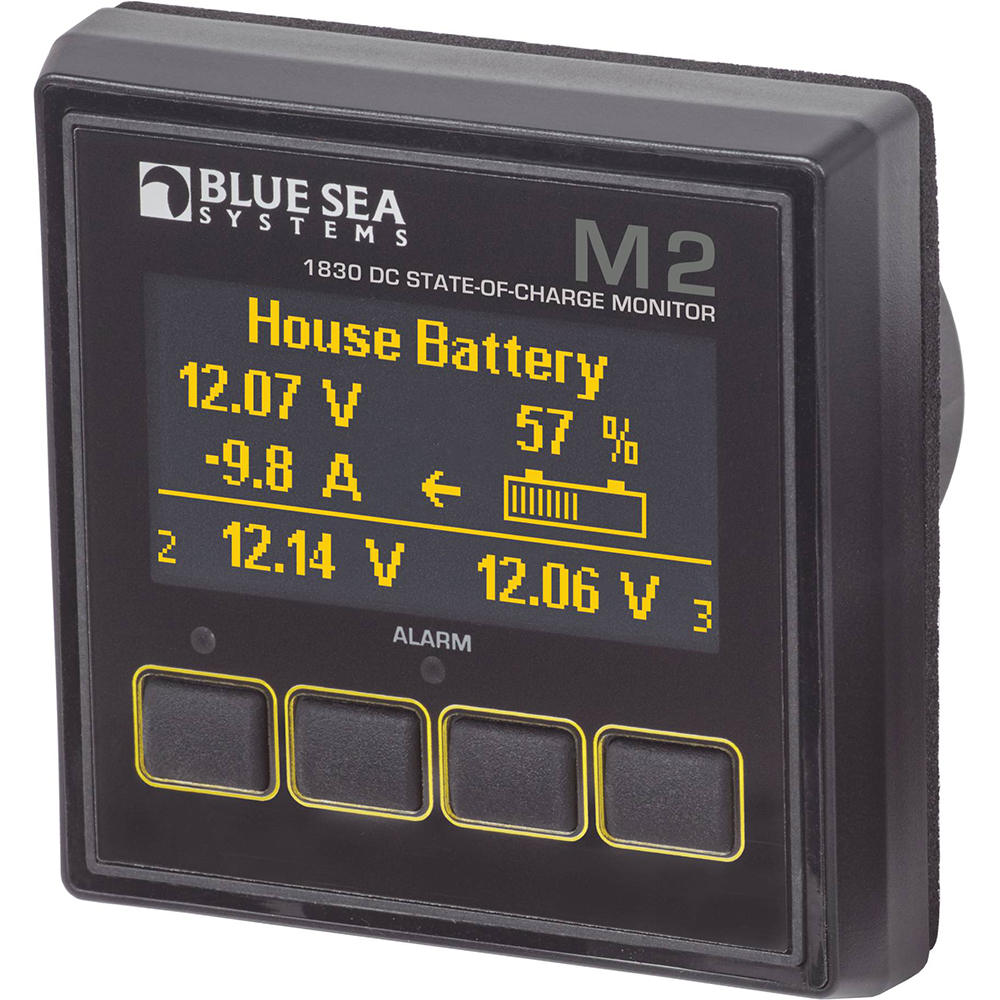 Blue Sea 1830 M2 DC SoC State of Charge Monitor Blue Sea 1830 M2 DC SoC State of Charge Monitor