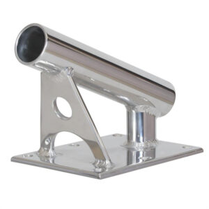 Lee’s MX Pro Series Fixed Angle Center Rigger Holder – 22° – 1.5″ ID – Bright Silver