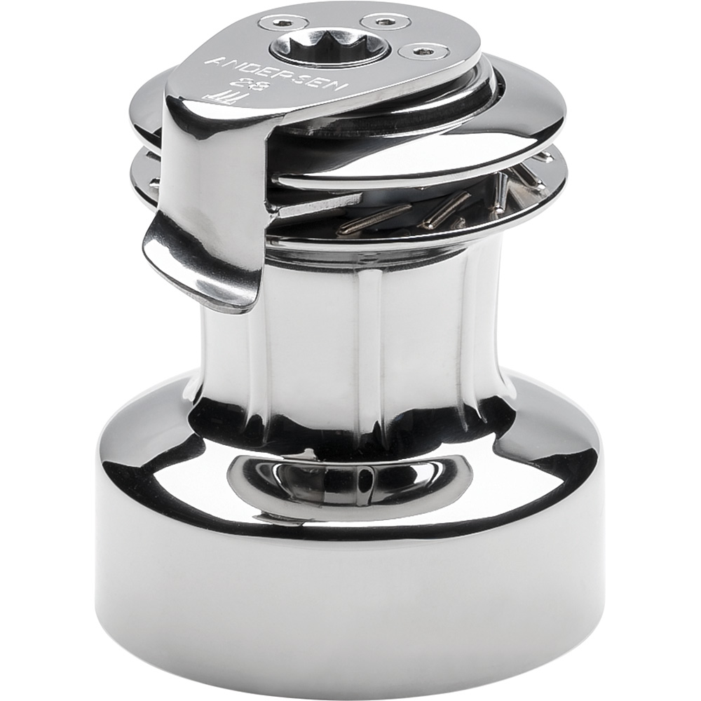 ANDERSEN 28 ST FS – 2-Speed Self-Tailing Manual Winch – Full Stainless Steel ANDERSEN 28 ST FS – 2-Speed Self-Tailing Manual Winch – Full Stainless Steel