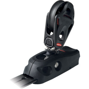 Ronstan Series 25 T-Track – Composite Slide – Series 40 BB Orbit Block – Stand Up – Suits 9mm(5/16″) Rope