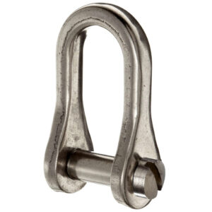 Ronstan Standard Dee Slotted Pin Shackle – 1/4″ Pin – 7/8″L x 9/16″W