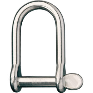 Ronstan Wide Dee Shackle – 3/16″ Pin – 1-3/32″L x 25/32″W