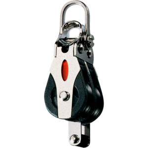 Ronstan Series 20 Ball Bearing Block – Double – Becket – 2-Axis Shackle Head