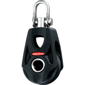 Ronstan Series 30 Ball Bearing Orbit Block – Single – Becket – Swivel Shackle Head