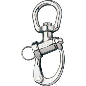 Ronstan Trunnion Snap Shackle – Large Swivel Bail – 122mm (4-3/4″) Length