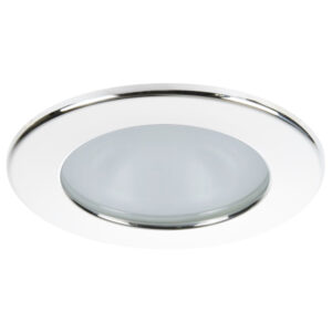 Quick Kai XP Downlight LED – 4W, IP66, Spring Mounted – Round White Bezel, Round Daylight Light