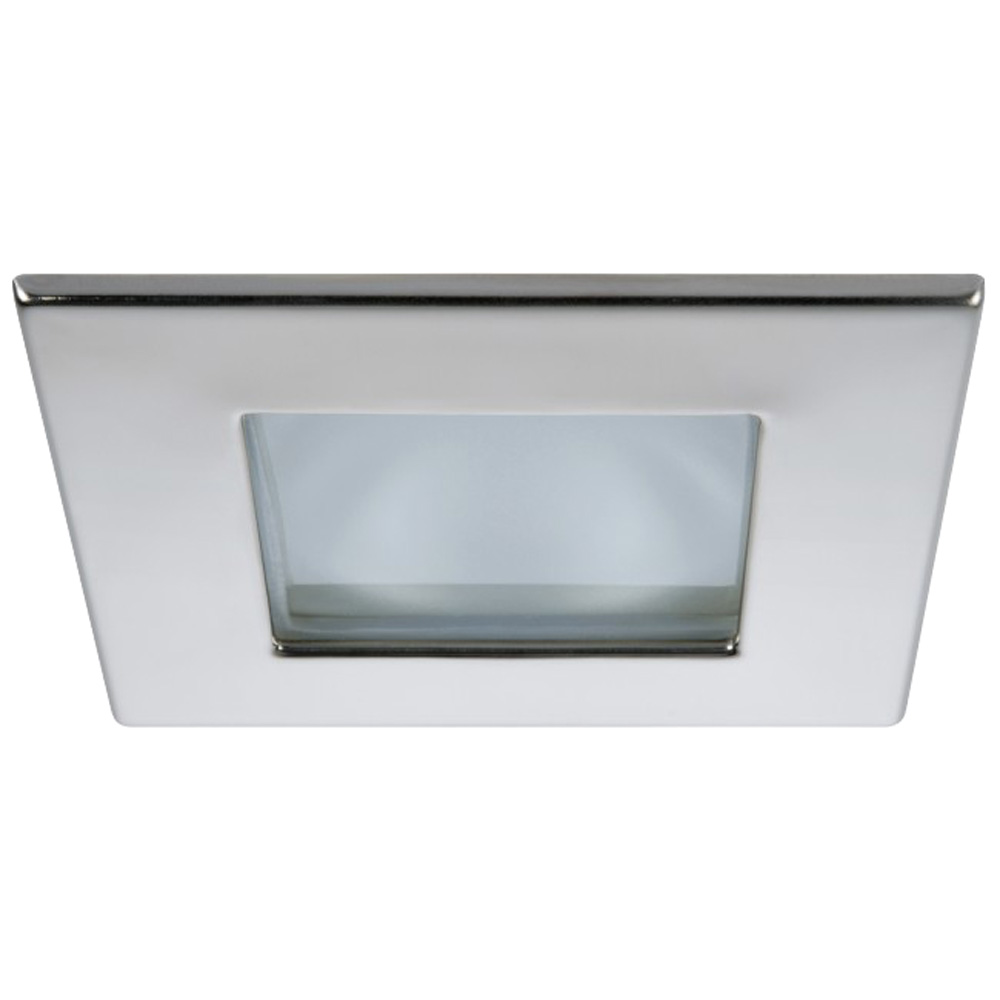 Quick Marina XP Downlight LED – 6W, IP66, Screw Mounted – Square Stainless Bezel, Round Daylight Light Quick Marina XP Downlight LED – 6W, IP66, Screw Mounted – Square Stainless Bezel, Round Daylight Light
