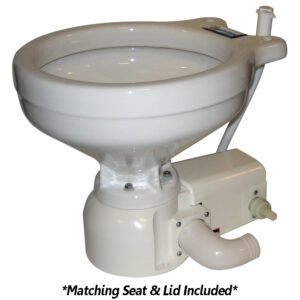 Raritan Sea Era QC Toilet – Household Style – Freshwater Solenoid – Straight & 90&deg; Discharge – Smart Toilet Control – 12v