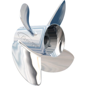 Turning Point Express&reg; Mach4&trade; – Right Hand – Stainless Steel Propeller – EX-1417-4 – 4-Blade – 14.5″ x 17 Pitch