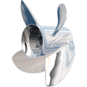 Turning Point Express&reg; Mach4&trade; – Left Hand – Stainless Steel Propeller – EX-1419-4L – 4-Blade -14″ x 19 Pitch