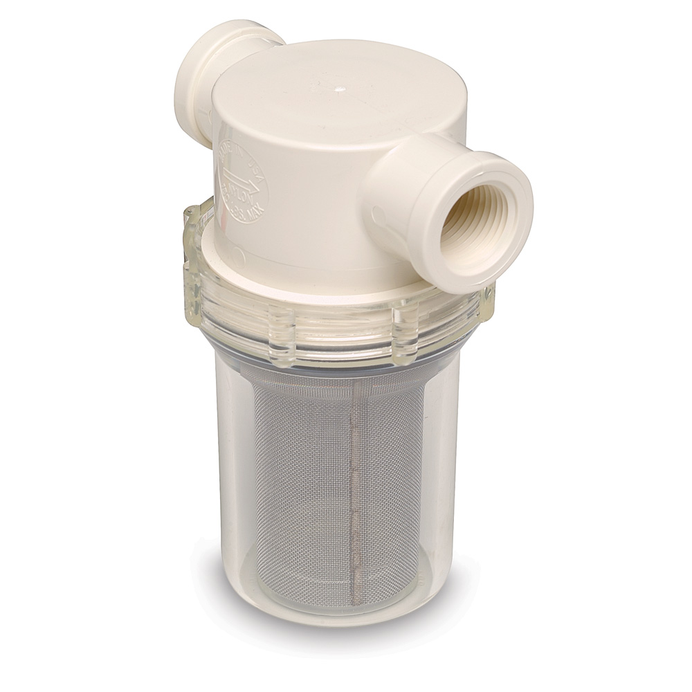 Shurflo by Pentair 3/4″ Raw Water Strainer w/Bracket & Fittings – 50 Mesh Screen Shurflo by Pentair 3/4″ Raw Water Strainer w/Bracket & Fittings – 50 Mesh Screen