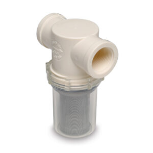Shurflo by Pentair 1″ Raw Water Strainer w/Bracket & Fittings – 50 Mesh