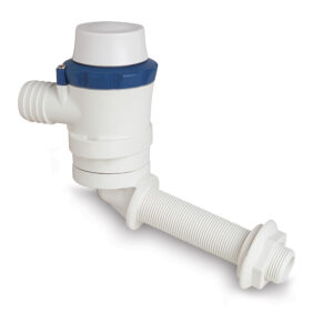 Shurflo by Pentair PIRANHA&trade; Angled Port Aerator 800 Livewell Pump – 12 VDC, 800 GPH