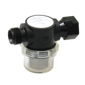 Shurflo by Pentair Swivel Nut Strainer – 1/2″ Pipe Inlet – Clear Bowl