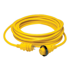 Marinco 30 Amp Power Cord Plus Cordset – 35′ – Yellow