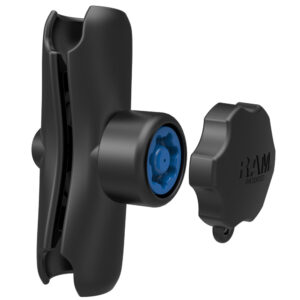RAM Mount Double Socket Arm w/Pin-Lock Security Knob – 1.5″