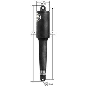 Lenco 102 Series Standard Actuator – 24V – 4-1/4″ Stroke