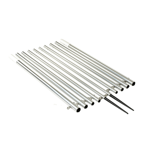 Lee’s 22′ Bright Silver Outrigger Poles – 2″ O.D. – Fits OH226S/OH234S Holders