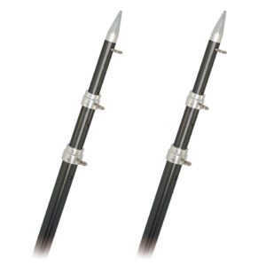 Rupp Top Gun Outrigger Poles – Fixed Length – Carbon Fiber – 18′